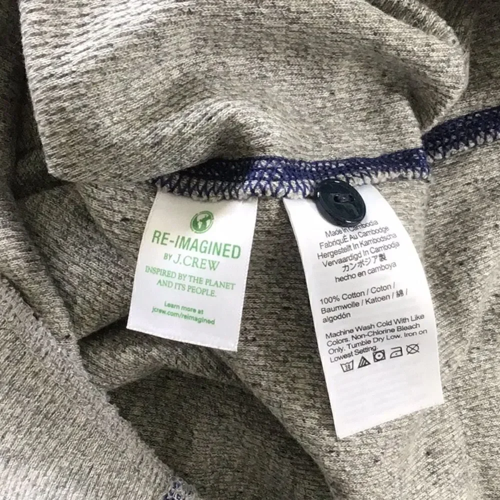 J.Crew Mens Colorblock Baseball Henley  NWT